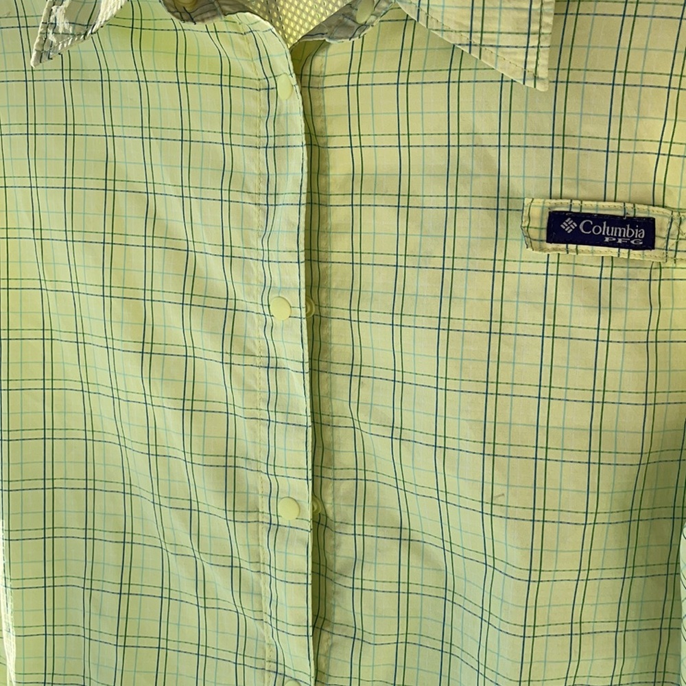 Columbia PFG Omni-Shade snap button shirt